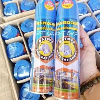 BÌNH XỊT ĐUỔI CHUỘT RAT OFF HÀNG CHUẨN THÁI LAN 200ML (T24)