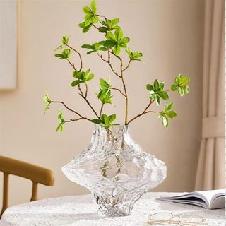 BÌNH CẮM HOA THỦY TINH DECOR 23CM DIAMOND (T12)