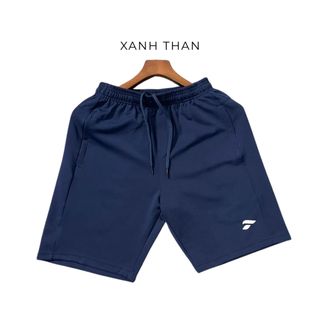 Quần đùi nam thể thao thun 2 da cao cấp đa năng co giãn 4 chiều chơi pickleball tennis running
