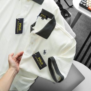 Áo thun Polo nam.  Chất vải cotton dệt quảng châu.