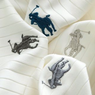 Áo thun Polo nam.  Chất vải cotton dệt quảng châu.