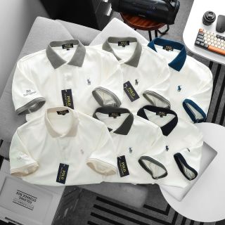 Áo thun Polo nam.  Chất vải cotton dệt quảng châu.