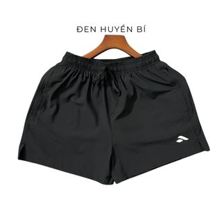 Quần short đùi nam thể thao gió 2 lớp co giãn nhẹ có 2 túi khóa kéo tập gym,chạy bộ,chơi pickleball
