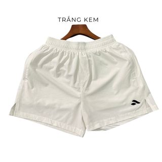 Quần short đùi nam thể thao gió 2 lớp co giãn nhẹ có 2 túi khóa kéo tập gym,chạy bộ,chơi pickleball