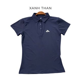 Bộ nữ cộc tay thể thao có cổ thun lạnh co giãn 4 chiều,quần short 2 túi chơi pickleball,tennis