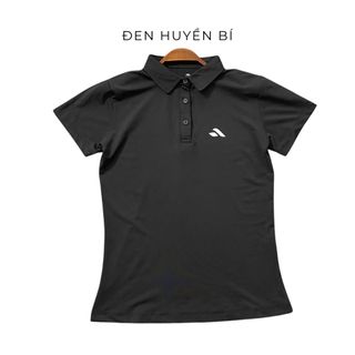 Bộ nữ cộc tay thể thao có cổ thun lạnh co giãn 4 chiều,quần short 2 túi chơi pickleball,tennis