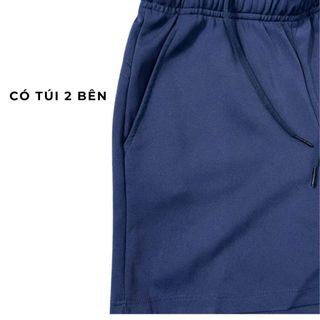 Quần short đùi nữ thể thao thun 2 da co giãn 4 chiều cầu lông,tập gym, yoga ,picklaball, running