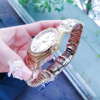 ĐỒNG HỒ CẶP CHÍNH HÃNG FUNMEI F8035 DÂY THÉP GOLD FULLBOX TEM HÃNG