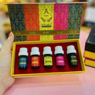Set 5 Chai Tinh Chất Nước Hoa Vùng Kjn Dubai United Perfume Oil Ngọt Ngào, Quyến Rũ