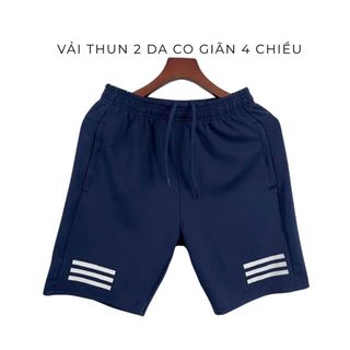 Combo 2 quần short đùi thun 2 da cao cấp co giãn 4 chiều êm mát thích hợp pickleball tennis cầu lông running boy phố