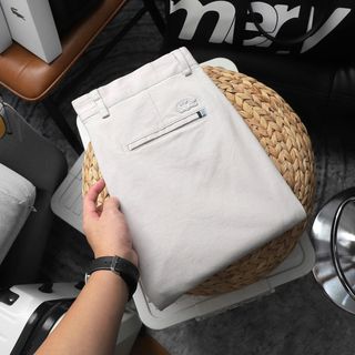 Quần  kaki Dài Nam, chất liệu kaki cotton gân chéo pha spandex nhẹ nhàng có thun co giãn / mền mại .
