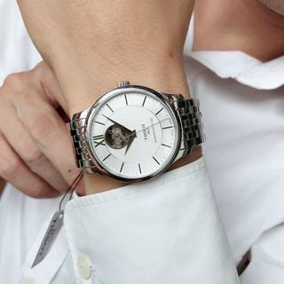 ĐỒNG HỒ NAM SIÊU CẤP TIXOT AUTOMATIC SAPHIRE LỘ ĐÁY FULLBOX