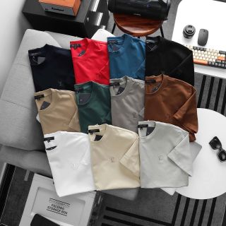 Áo thun nam. Cotton 4 chiều xịn, sờ vào là thích   Bo rip đồng màu, thiết kế basic.