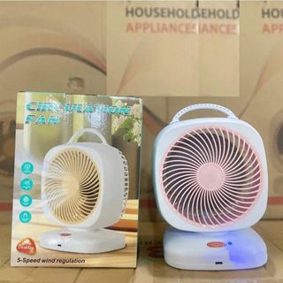 QUẠT MINI TÍCH ĐIỆN ĐỂ BÀN XHS01 5 TỐC ĐỘ GIÓ (T40)