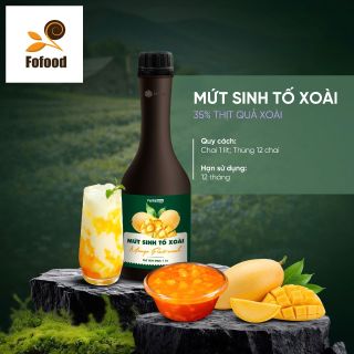 Mứt sinh tố xoài Faribave 1L - Thùng 12 chai