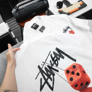 Áo thun Stussy nam.  Chất liệu vải cotton 2C xịn định lượng 250gsm mịn.