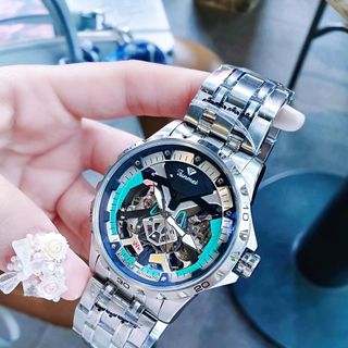 ĐỒNG HỒ NAM CHÍNH HÃNG FUNMEI FC121 CƠ THỂ THAO LỘ ĐÁY FULLBOX TEM HÃNG