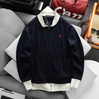 Áo Khoác Cadigan Polo nam.  Chất vải cotton dệt gân mịn.