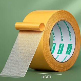 Băng Keo 2 Mặt, Băng Dính 2 Mặt Lưới Sợi Thủy Tinh Cường Lực Siêu Dính Dán Thảm Trải Sàn Siêu Chắc