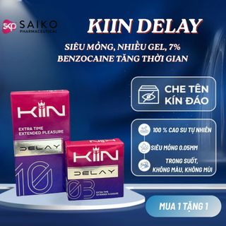 Bao Cao Su KIIN Chính Hãng - Siêu Mỏng, Gân Gai, 7% Benzocaine