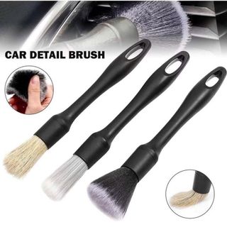Combo 3 cọ rửa xe cao cấp, Cọ Vệ Sinh Xe, Cọ Microfiber, Nội Thất