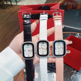 XẢ KHO XỊN ĐỒNG HỒ NỮ CAO CẤP RODAL DÂY DA MẶT CN XÀ CỪ