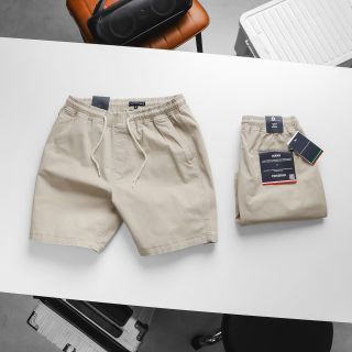 Short kaki nam lưng thun. Chất kaki dày dặn , thun con giãn.