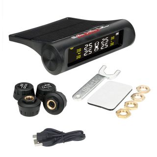 Cảm biến áp suất lốp ô tô TPMS Carcare màn hình led màu van ngoài - Phiên bản cao cấp an toàn