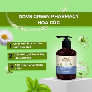 Dung dịch vệ sinh phụ nữ làm dịu da, cân bằng độ pH vùng kín Green Pharmacy 370ml