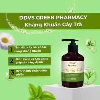 Dung dịch vệ sinh phụ nữ làm dịu da, cân bằng độ pH vùng kín Green Pharmacy 370ml
