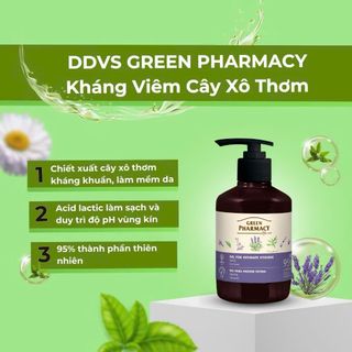 Dung dịch vệ sinh phụ nữ làm dịu da, cân bằng độ pH vùng kín Green Pharmacy 370ml