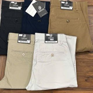 Quần kaki dài nam. Co giãn , slim basic.