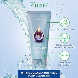 Sữa rửa mặt Whisis Collagen Intensive Foam Cleansing 120ml