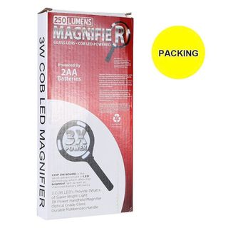 KÍNH LÚP CẦM TAY CÓ ĐÈN LED PHÓNG ĐẠI 3X