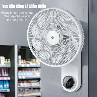 Quạt Treo Tường Thông Minh Jipin JP-FGB-B22SR – Kết Nối App Xiaomi Home, Gió 3D, Động Cơ DC Êm, Tiết Kiệm Điện