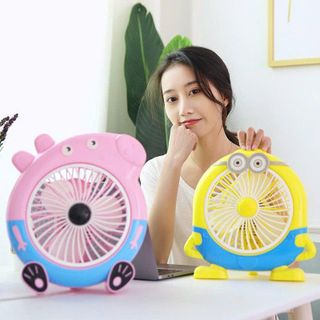 QUẠT ĐỂ BÀN HÌNH THÚ CẮM ĐIỆN 220V (T16)