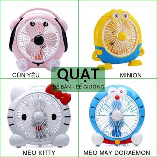 QUẠT ĐỂ BÀN HÌNH THÚ CẮM ĐIỆN 220V (T16)