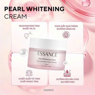 Kem Dưỡng Trắng Essance Pearl Whitening Cream Hỗ Trợ Làm Sáng Da, Giảm Thâm Sạm, Căng Bóng 50ml