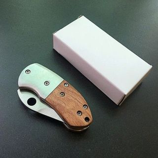 DAO GẤP GỌN MINI CẮM TRẠI, DU LỊCH CÁN GỖ