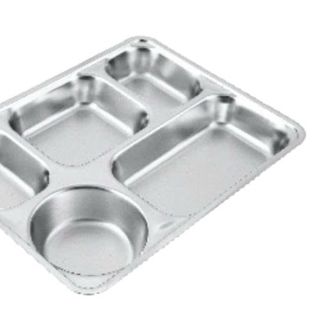 KHAY CƠM 5 NGĂN INOX 304