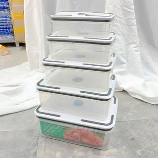 BỘ 5 HỘP NHỰA ĐỰNG THỰC PHẨM HÌNH CHỮ NHẬT