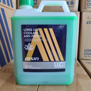Nước giải nhiệt Aisin 4L xanh và đỏ chính hãng dùng cho ôtô và xe máy