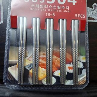BỘ 5 ĐÔI ĐŨA INOX SUS 304 XỊN HÀN QUỐC (T240)
