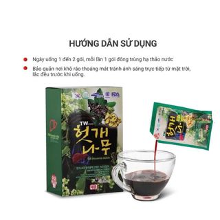 Nước Uống Bổ Gan Cao Cấp Hàn Quốc Hovenia TW Hộp 30 Gói x 70ml