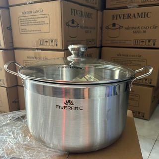 Nồi Luộc Gà Inox Fiveramic 30cm