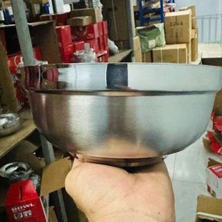 CHÉN INOX KIM CƯƠNG HÀN QUỐC 2 LỚP 15CM (T240)