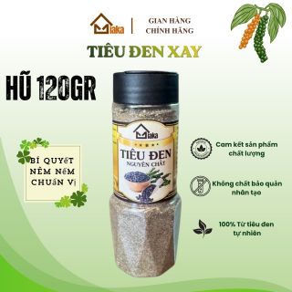 Tiêu đen xay nguyên chất – gia vị tự nhiên chuẩn vị Thơm nồng đặc trưng, cay ấm hài hòa, làm dậy vị mọi món ăn Phù hợp tẩm ướp và nêm nếm, giữ trọn hương vị nguyên bản.