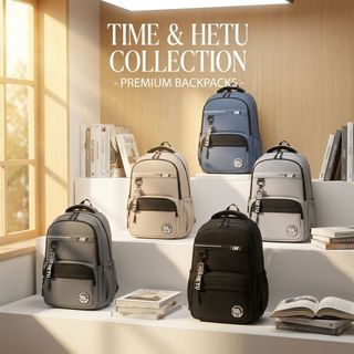 BALO ĐI HỌC PHONG CÁCH HÀN QUỐC A902 THIẾT KẾ TRẺ TRUNG, NHIỀU NGĂN - PIPI STORE
