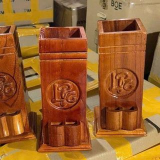 ỐNG ĐỰNG NHANG BẰNG GỖ PHÚC LỘC THỌ