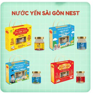 Nước Yến Chưng Cao Cấp Sài Gòn Nest - Lốc 6 Hủ x 70ml